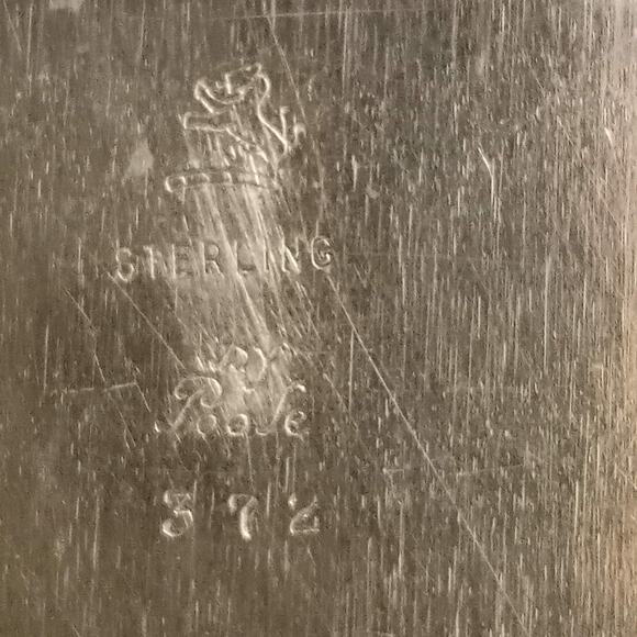 Vintage Sterling Silver Tray Poole Award Carl W. Moyer 1960 Engraved Signatures - Picture 4 of 11